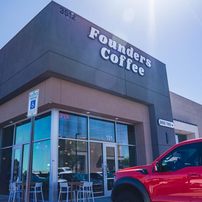 Founders Coffee in Las Vegas near Worre Studios